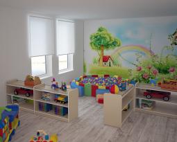 Мебель для игровой комнаты для детского сада от мебельной фабрики 