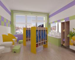 Мебель для туалетной комнаты детсада | Оформление туалета для детсада мебелью